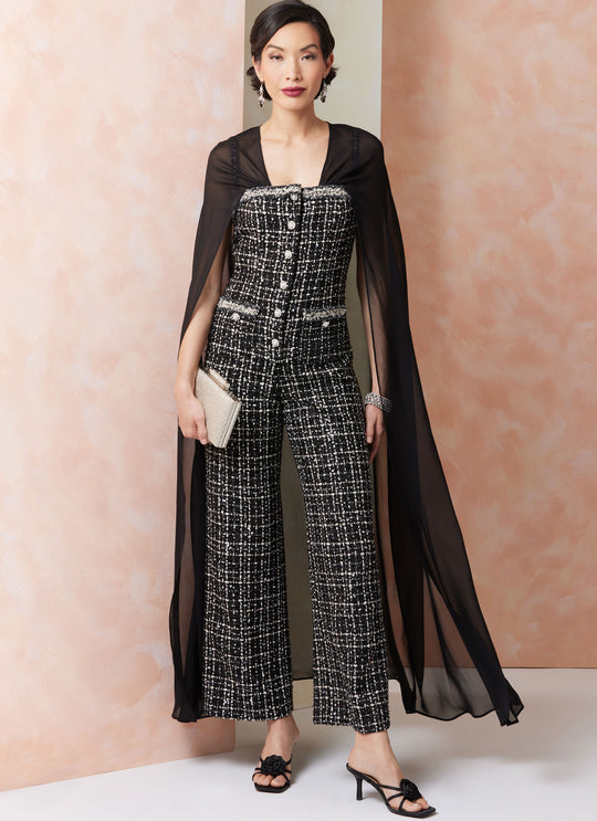Vogue Schnittmuster  V2111 Jumpsuits für Damen