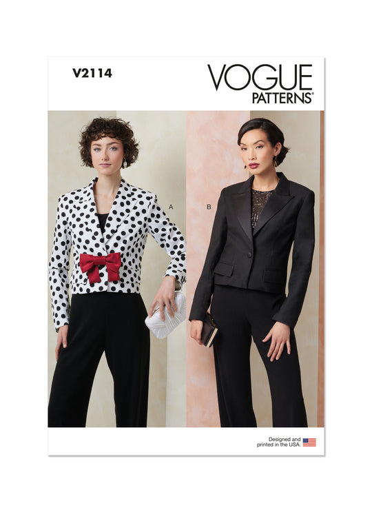 Vogue Schnittmuster  V2114 Damen Jacke