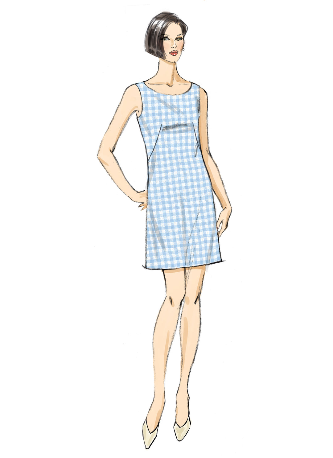 Vogue Schnittmuster V2126 Jacke und Etuikleid für Damen