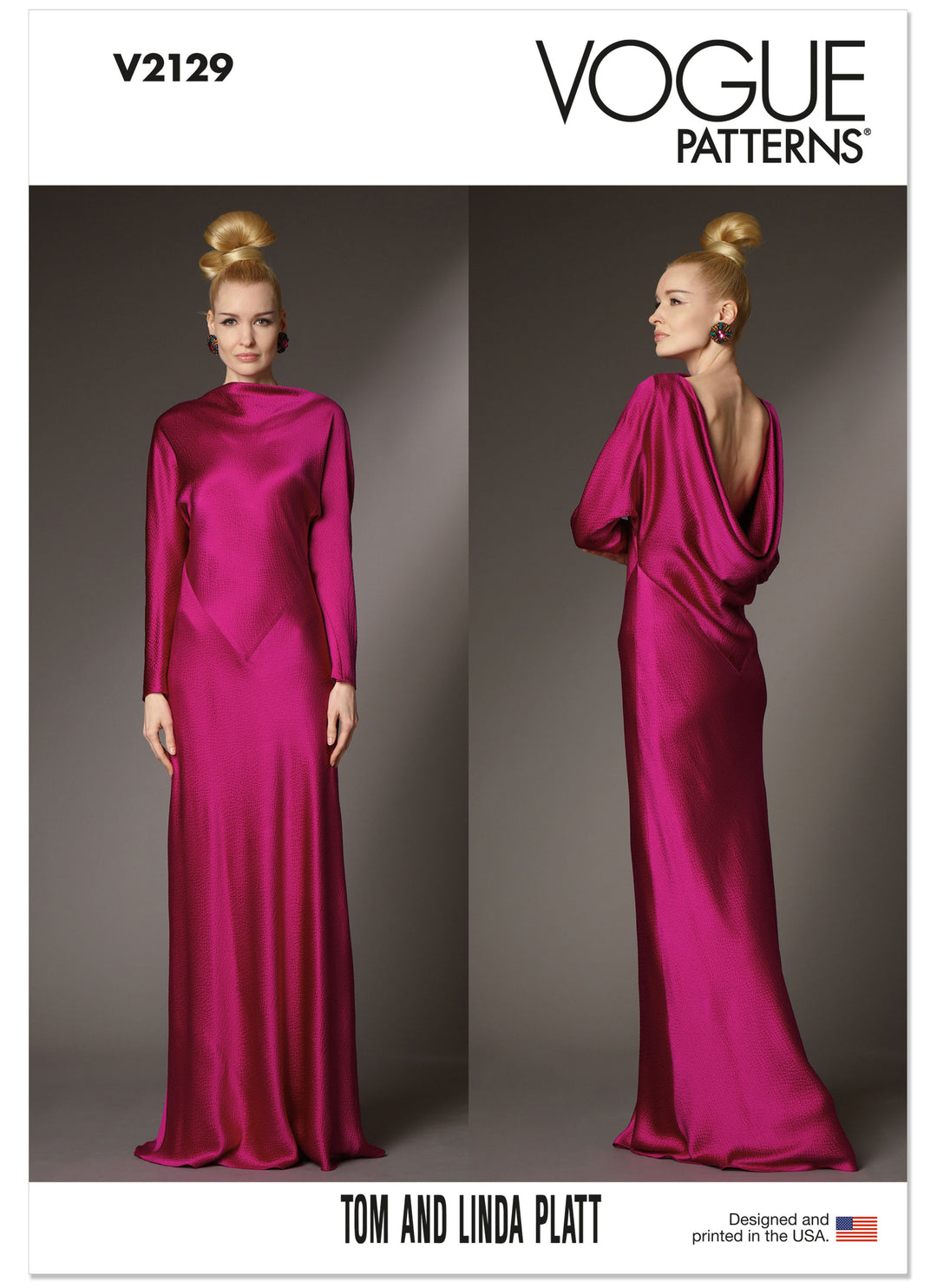 vogue dress patterns evening gowns Vogue V2129 Long Dress by Tom & Linda Platt – Schnittmuster-Online