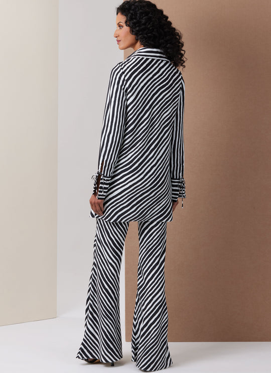 Vogue Schnittmuster V2140 Damen-Tunika mit verschiedenen Ärmelvarianten und Hose