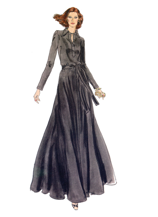 Vogue Schnittmuster V2143 Vintage-Strickkleid für Damen von Diane von Furstenberg