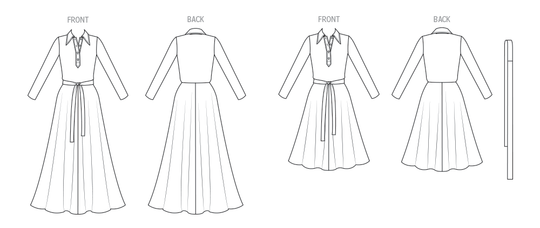 Vogue Schnittmuster V2143 Vintage-Strickkleid für Damen von Diane von Furstenberg