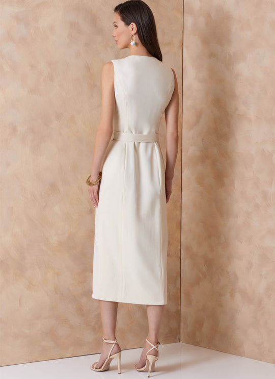 Vogue Schnittmuster V2150 – Damen Etuikleid mit Gürtel