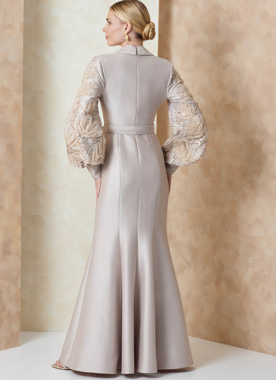 Vogue Schnittmuster V2153 – Damen Abendkleid von Badgley Mischka