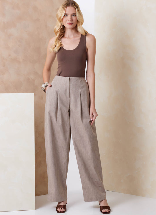 Vogue Schnittmuster V2166 – Damen Jacke & Barrel-Hose