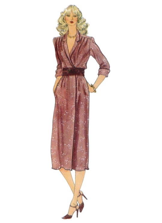 Vogue Schnittmuster V2171 – Vintage Kleid, Oberteil & Rock für Damen