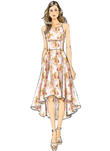 Vogue Schnittmuster V9252 Damen Kleid
