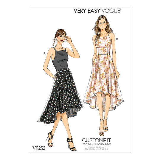 Vogue Schnittmuster V9252 Damen Kleid