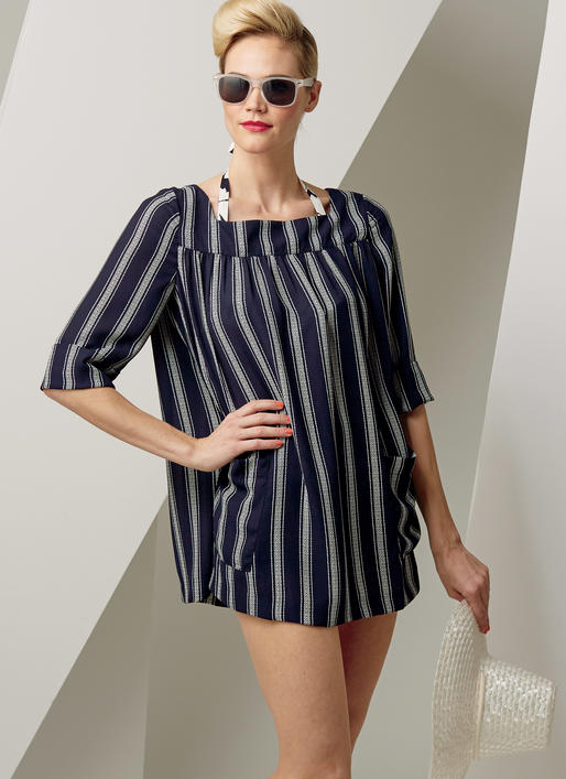 Vogue Schnittmuster V9255 Damen Bikini Tunika
