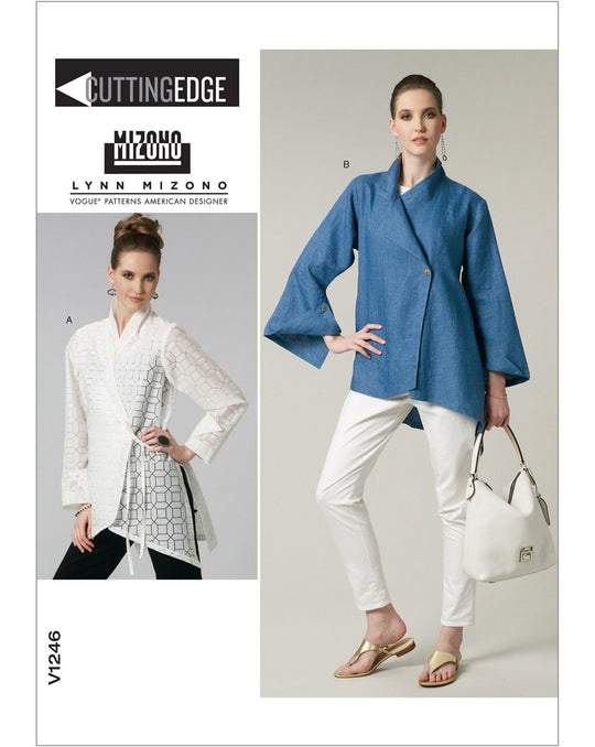 Vogue Schnittmuster V1246 – Damen Jacket von Lynn Mizono
