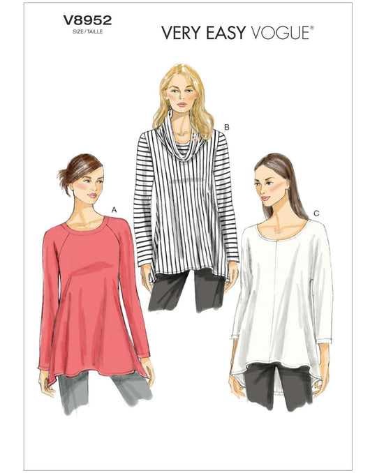 Vogue sewing pattern V8952 ladies' tunic