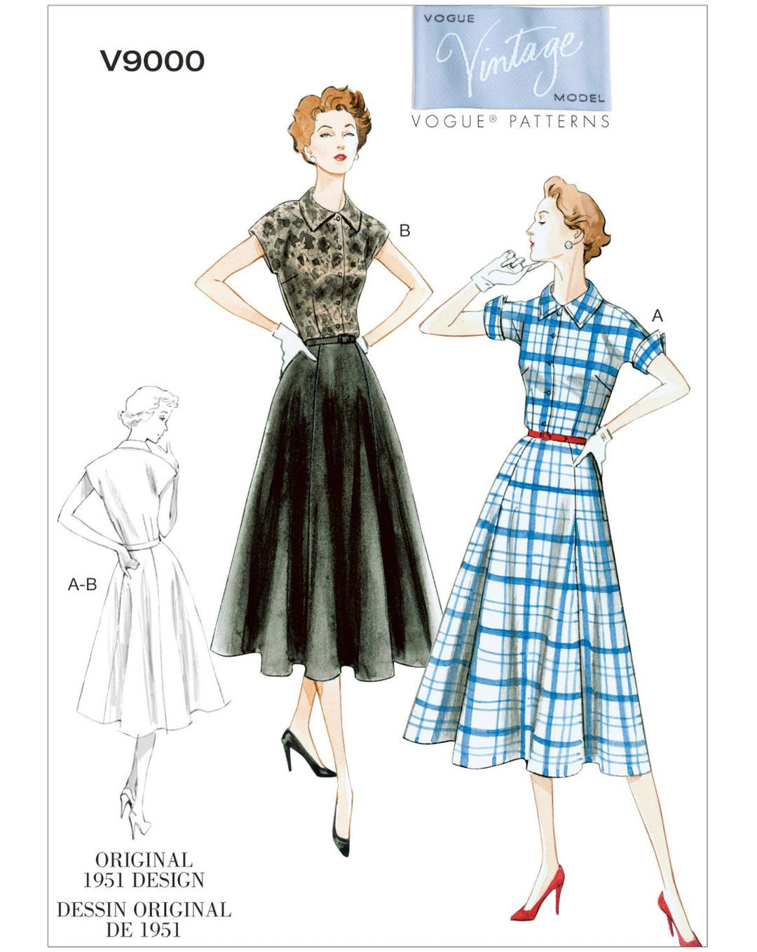 Vintage Vogue Sewing Pattern V9000