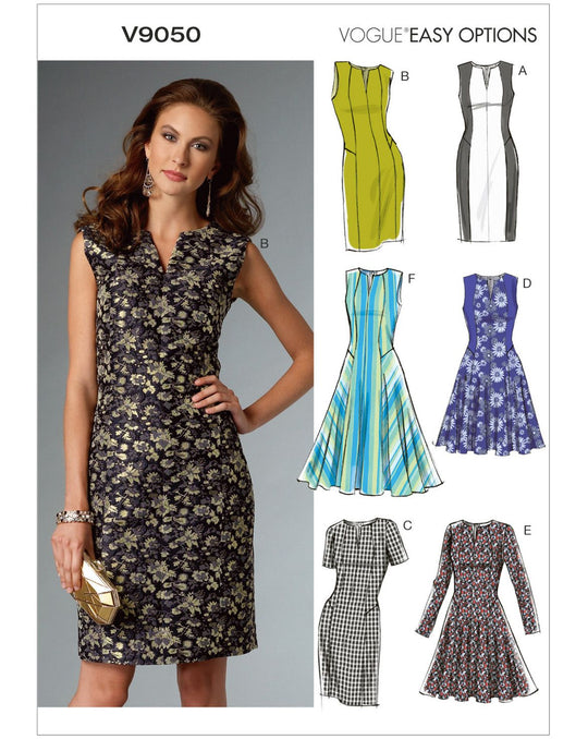 Vogue Schnittmuster V9050 Damen Kleid