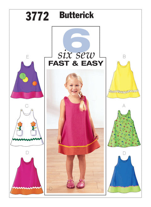 Butterick Schnittmuster B3772 Kinder