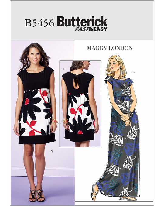 Butterick sewing pattern B5456 ladies' dress