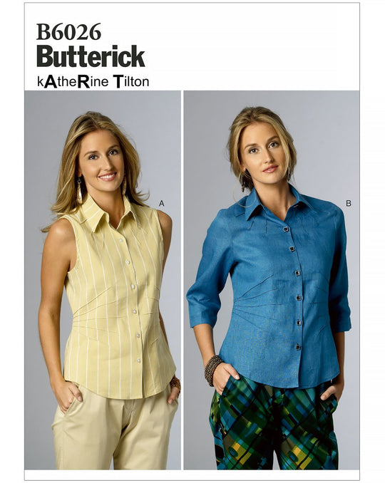 Butterick Schnittmuster B6026 Damen Bluse