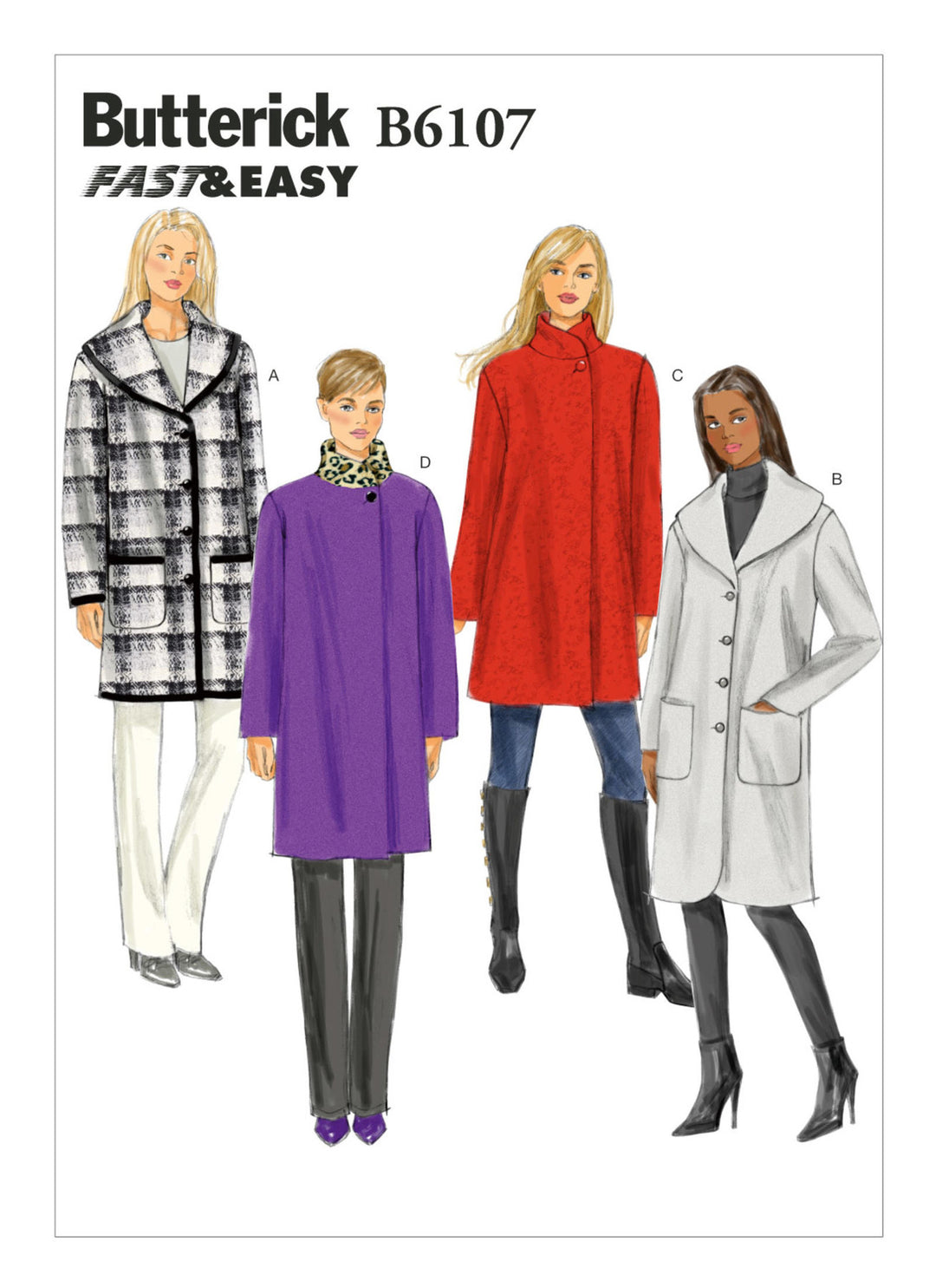 Patron Butterick B6107 Veste pour femme