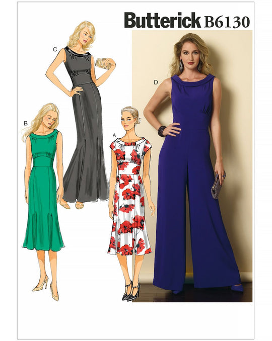 Butterick sewing pattern B6130 women's jumpsuit