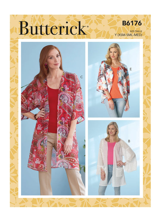 Butterick Patron de couture B6176 Veste pour femme