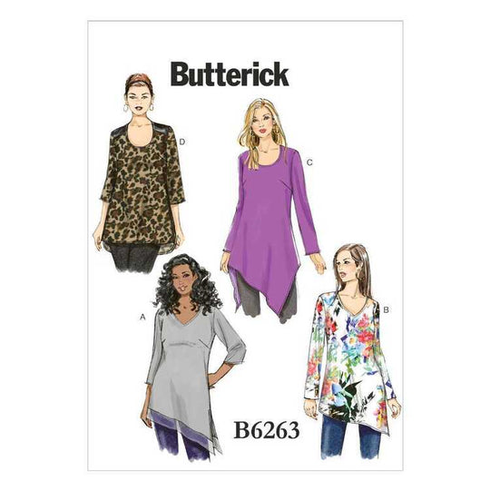 Butterick Schnittmuster B6263 Top Damen Tunika