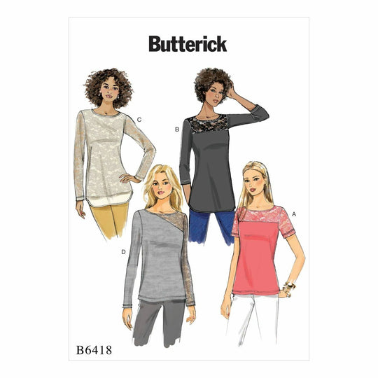Butterick Schnittmuster B6418 Damen Top