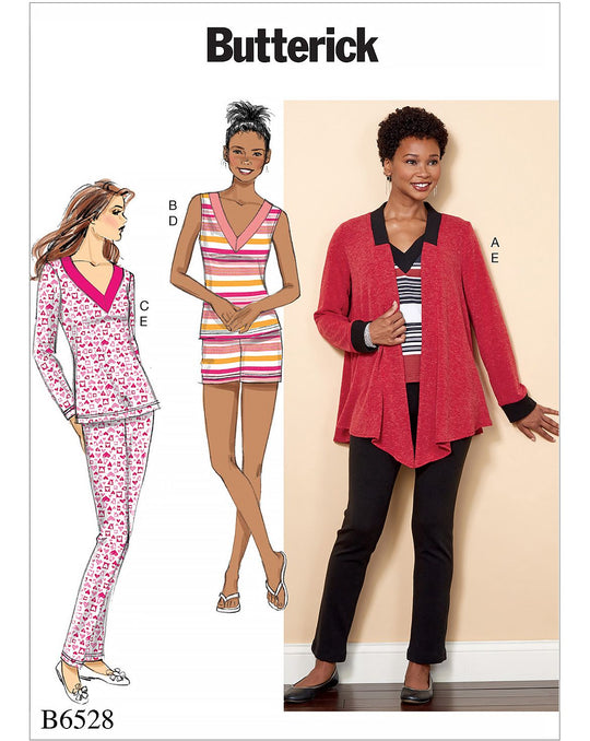 Butterick Schnittmuster B6528 Jacke Top Hose für Damen