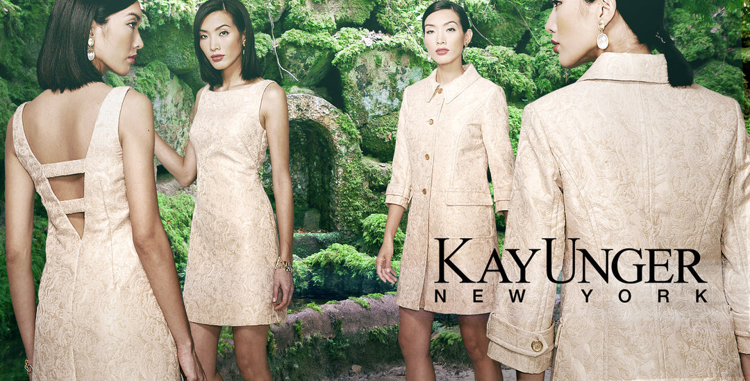 Vogue Schnittmuster V1537 – Damen Kleid & Jacke von Kay Unger