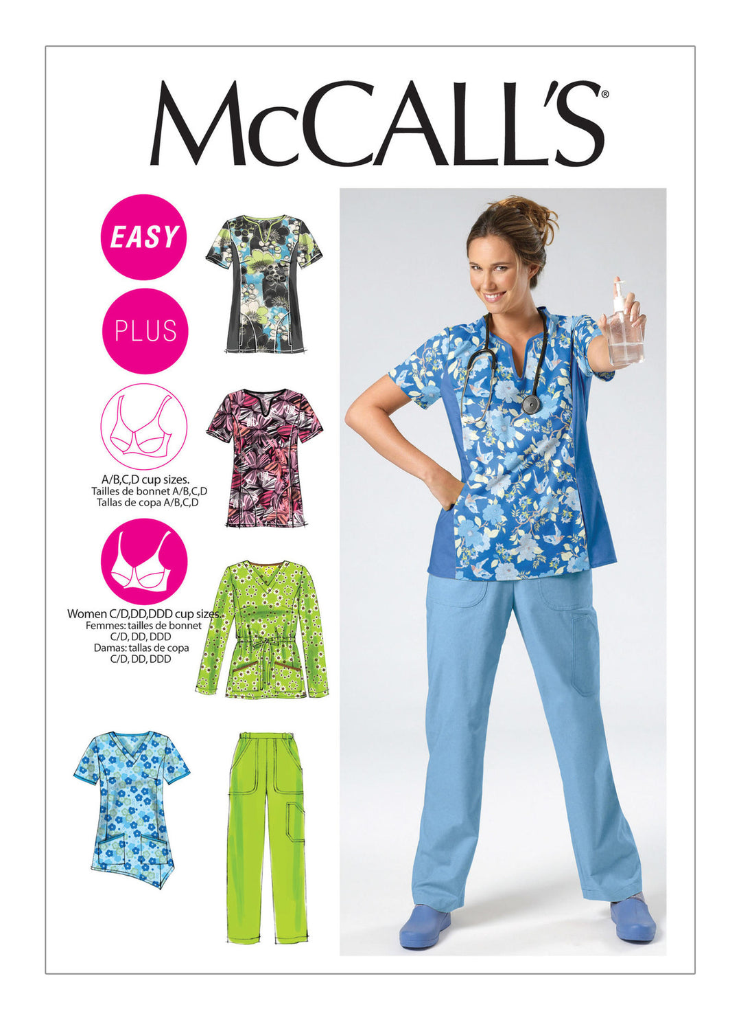 McCalls Schnittmuster M6473 – Damen Kitteloberteile & Komforthose