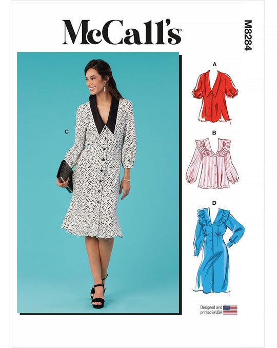 McCalls sewing pattern M8284 ladies' dress
