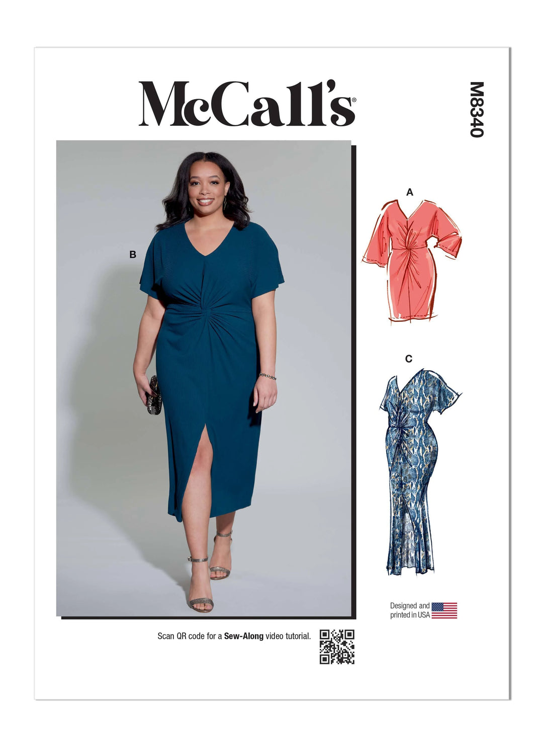 McCall's Patrons M8340 Robe pour femme