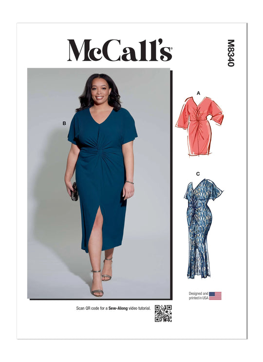 McCall's Patrons M8340 Robe pour femme
