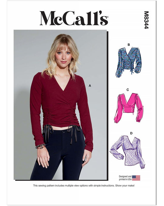 McCall's Patrons M8344 Haut/Gilet pour Femme