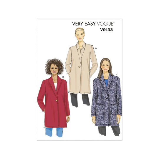 Vogue Patrons V9133 Veste pour femme